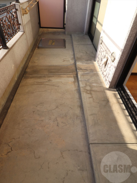 バルコニー　広いスペース