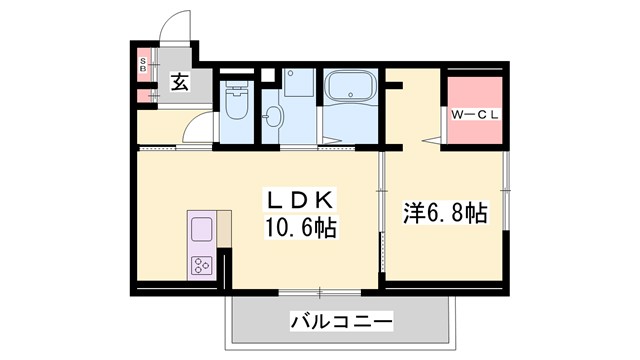 D-PLACE駅南大路の間取り