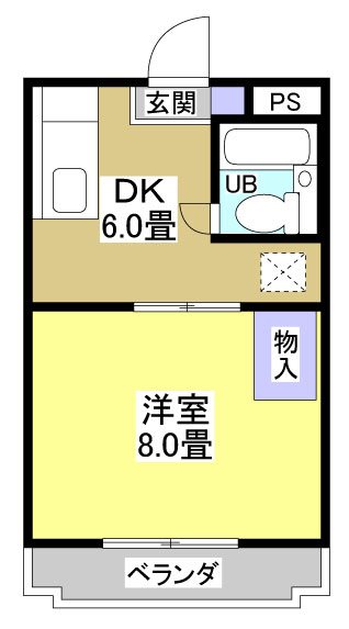 マンションアカンサスIIの間取り