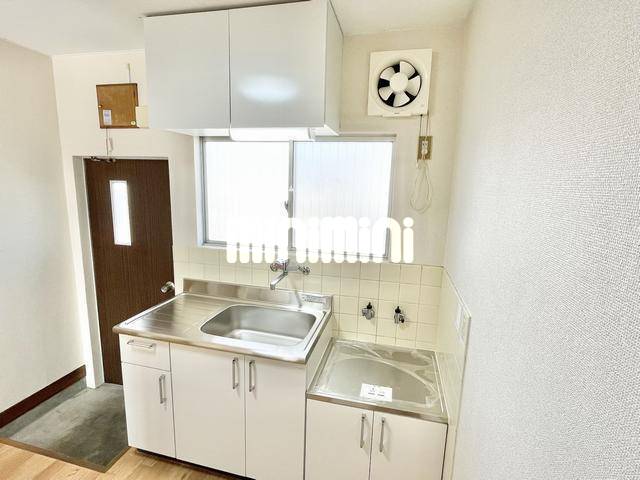 キッチン　ガスコンロ設置可能のキッチンです