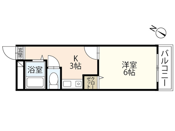 広島市西区草津南のマンションの間取り