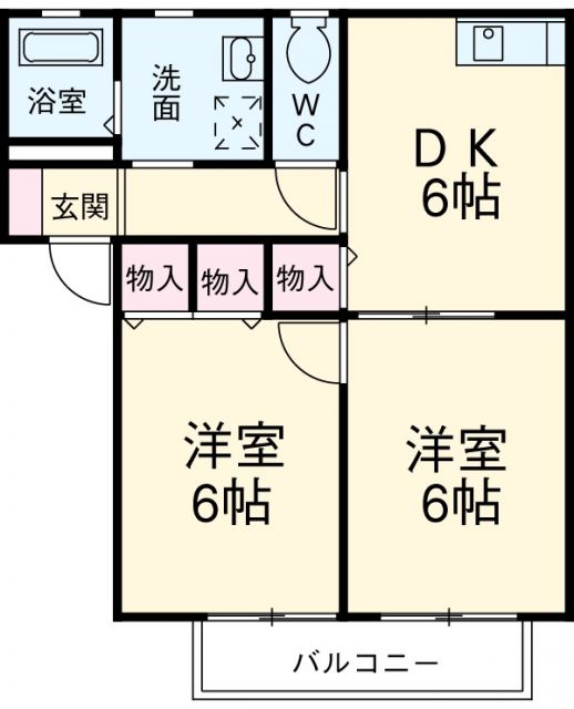 モナーク　ヴィレ　Ｆ棟の間取り