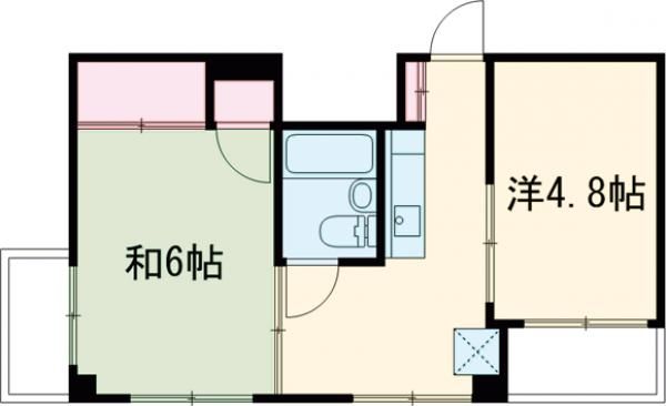 品川区荏原のマンションの間取り