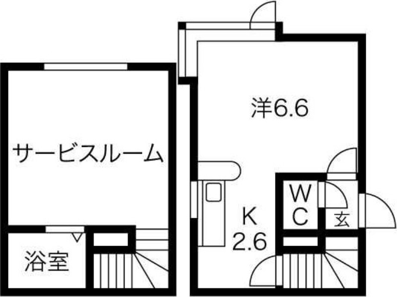 エスコート美園中央の間取り