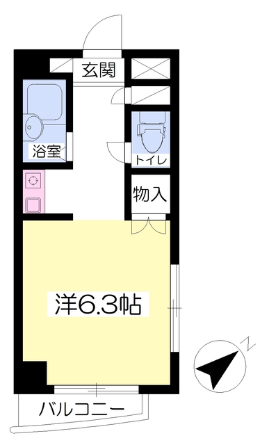 メゾンアンリツ目黒の間取り