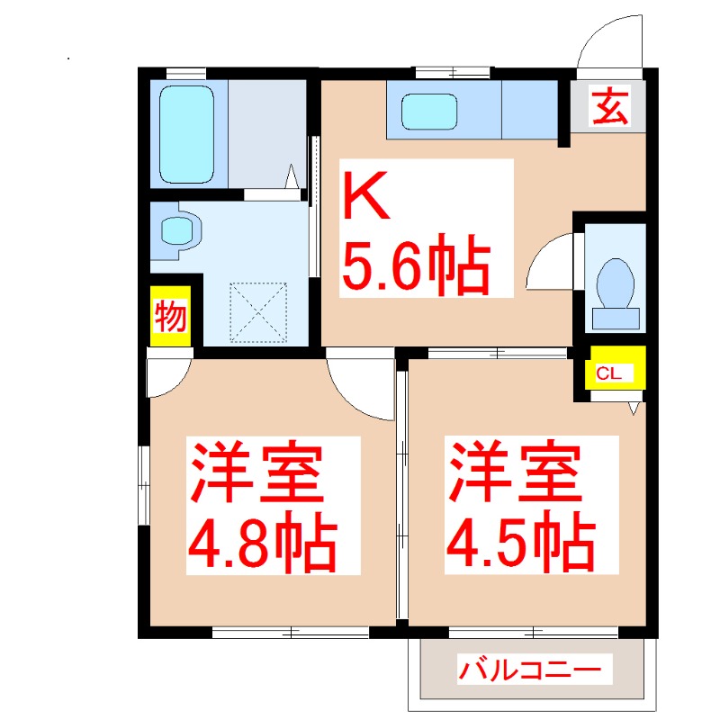 アルカンシェールの間取り