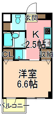 墨田区東向島のマンションの間取り