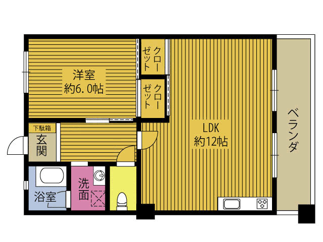 牧ロイヤルプラザの間取り