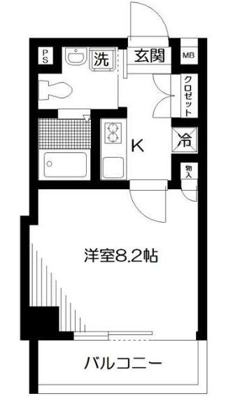 【サニーハイマート下北沢の間取り】