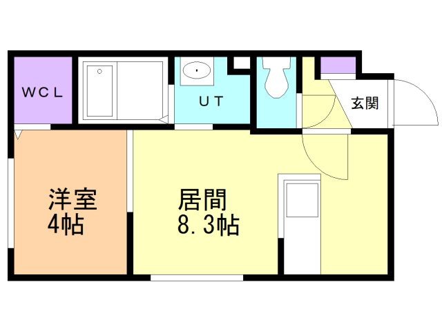 北広島市共栄町のマンションの間取り