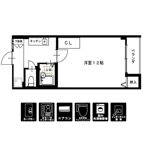 メゾン清水の間取り