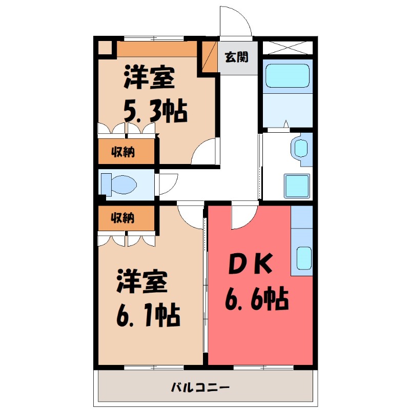 ファンファンの間取り