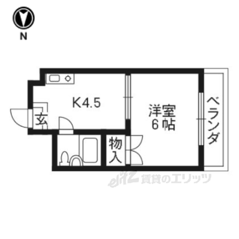 グランディール葭屋の間取り