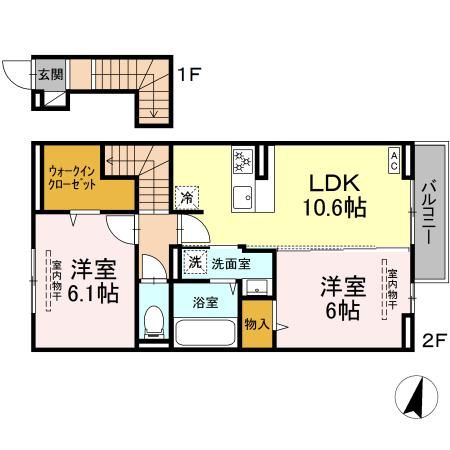 LC Villas（エルシーヴィラズ）の間取り