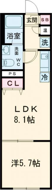 ＴＲＡＤＩＳ西池袋の間取り