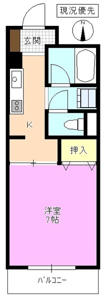 石芝イン・北の間取り