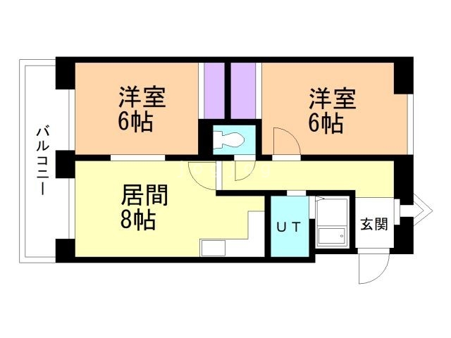 ＬＥＥ北１７条東ビルの間取り