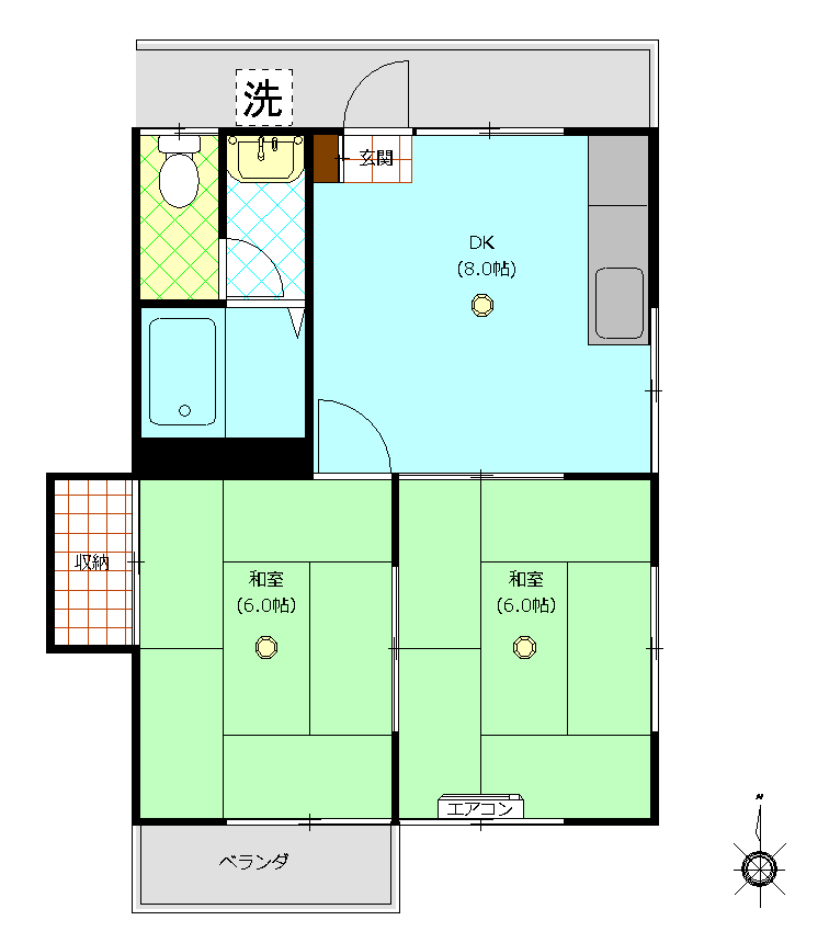 ラフォーレ石井の間取り