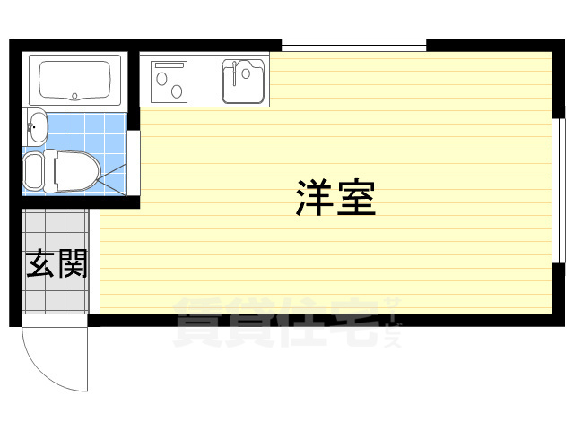 大阪市城東区野江のマンションの間取り