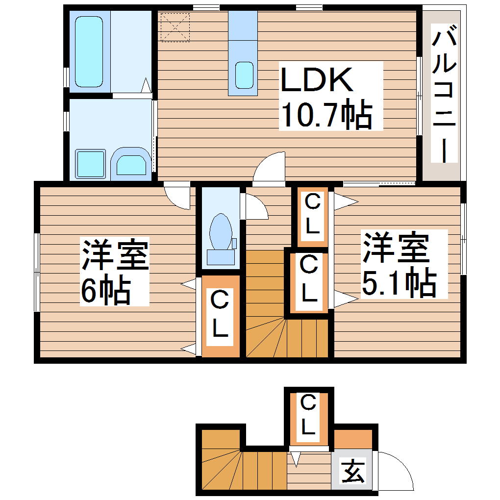 サンライズ・ヴィラの間取り