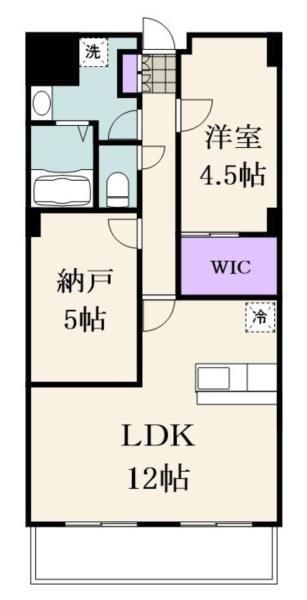 アプロード市川の間取り