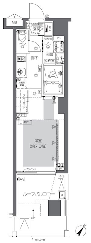 ZOOM渋谷神山町の間取り