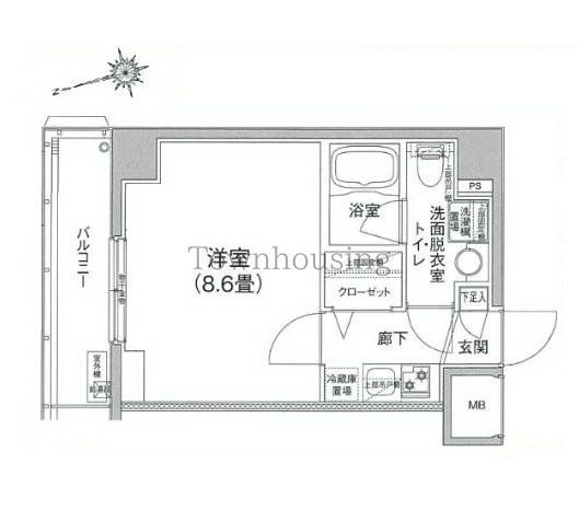 【ティモーネプレミアム押上イーストの間取り】