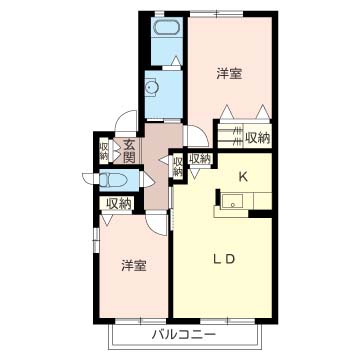 トワベール市川の間取り