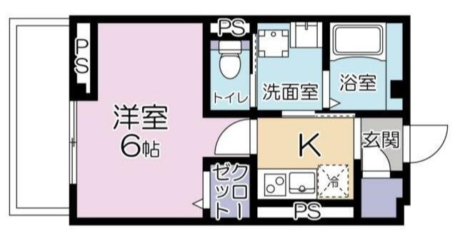 品川区西大井のマンションの間取り