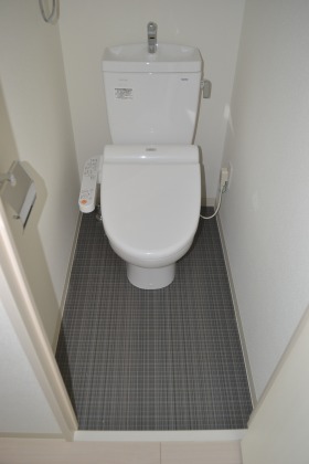 トイレ　ゆったりとした空間のトイレです