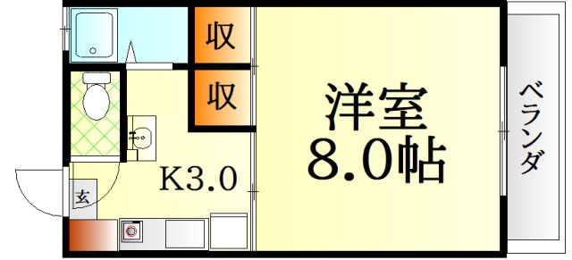 エステートAの間取り