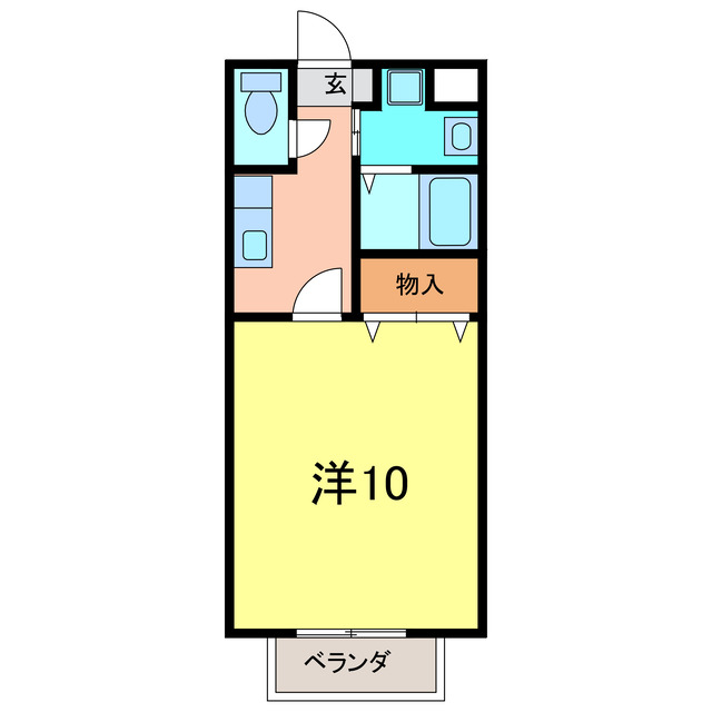 アムール西岡崎の間取り