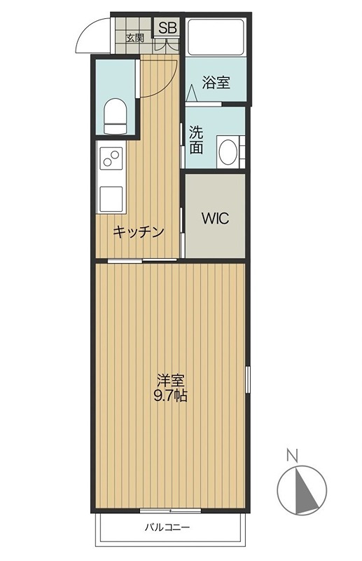 カーサ　ボニータの間取り