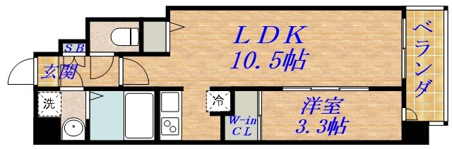 ミラージュパレス都島本通の間取り