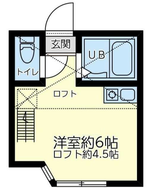 ユナイト阪東橋カルナバルの間取り