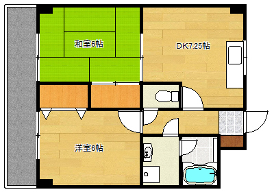 サクセスフォートの間取り