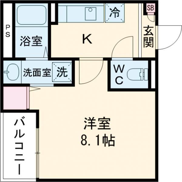 白岡市新白岡のアパートの間取り