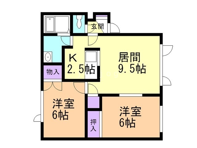 ノーブル新川の間取り