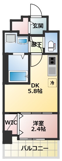 セレニテ江坂グランデの間取り