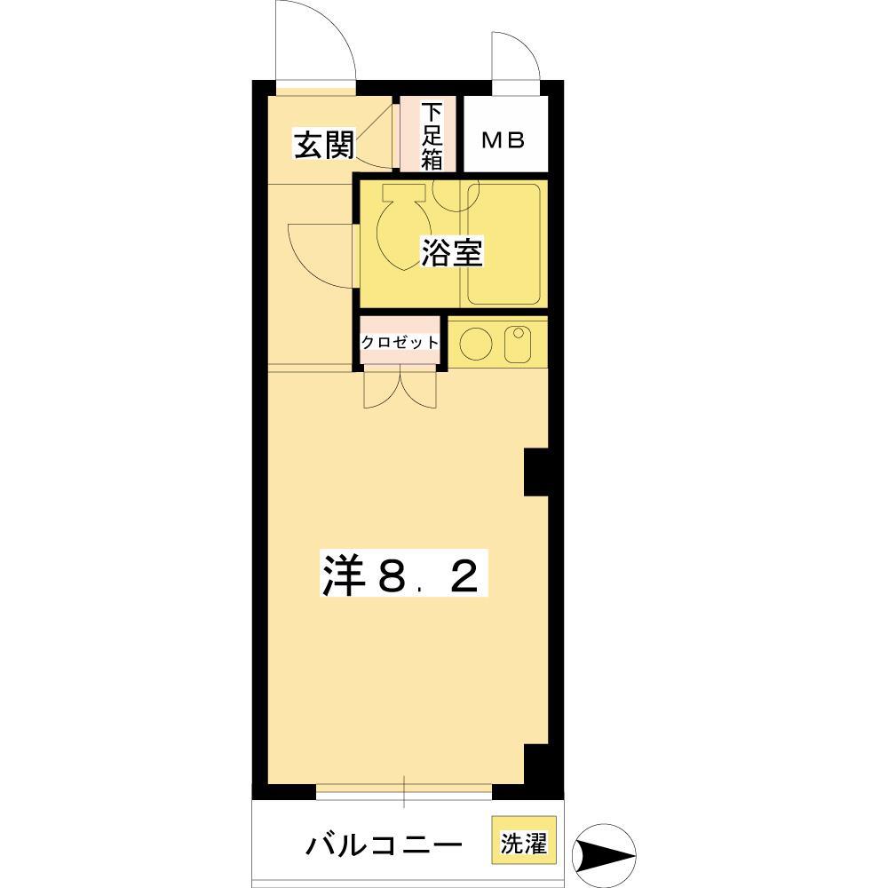 セザールプラザ府中の間取り