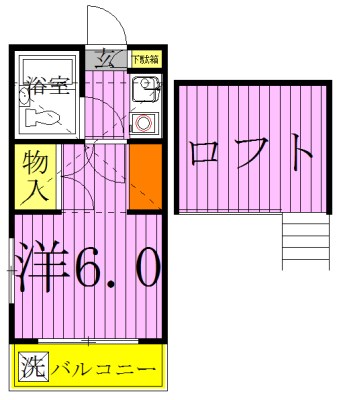 ジュネパレス我孫子第05の間取り