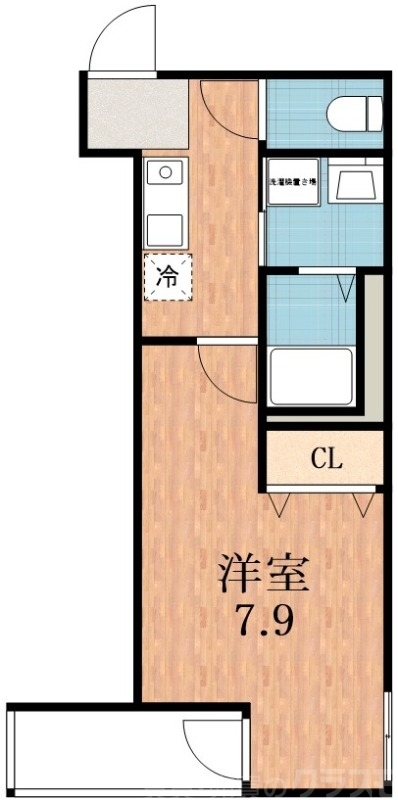 フジパレスあびこ駅北の間取り