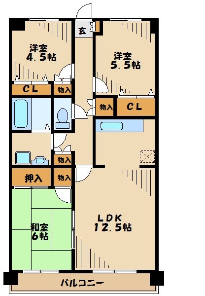 富志正の間取り