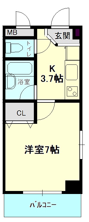 サンピア丸野の間取り