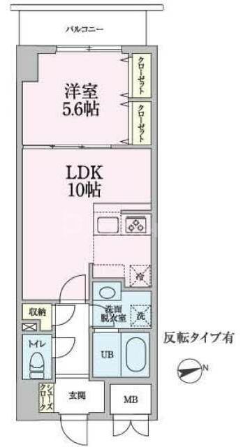 墨田区押上のマンションの間取り