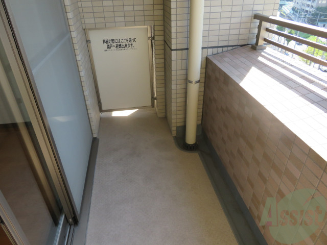 バルコニー　バルコニーからの景色を撮ってみました～。