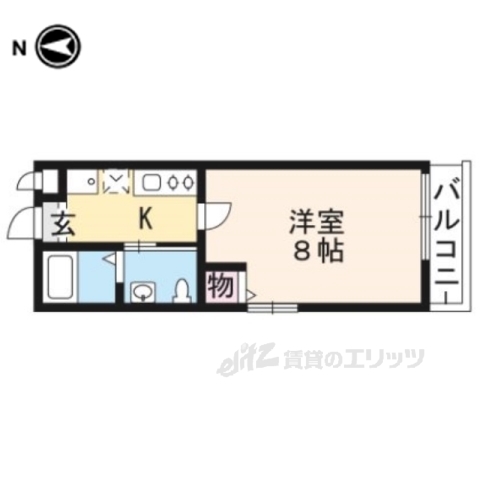 フラッティ壬生の間取り