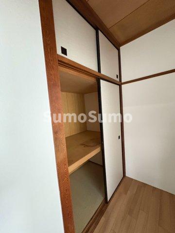 収納　たっぷりとした収納スペースです