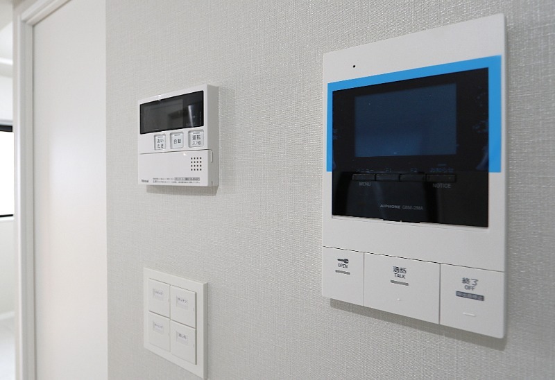 セキュリティ　急な来客時も安心ですね