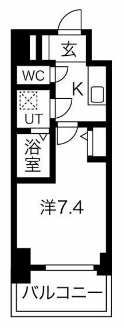 アプリーレ中之島の間取り